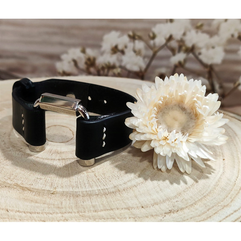 Pulsera Cuero "Herraje"