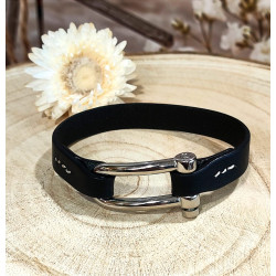 Pulsera Cuero "Herradura"