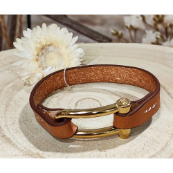 Pulsera Cuero "Herradura"