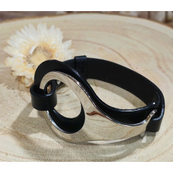 Pulsera Cuero "Ojo de Buey"