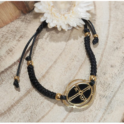 Pulsera de cordón negro...