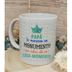Taza "Papá, te mereces un...