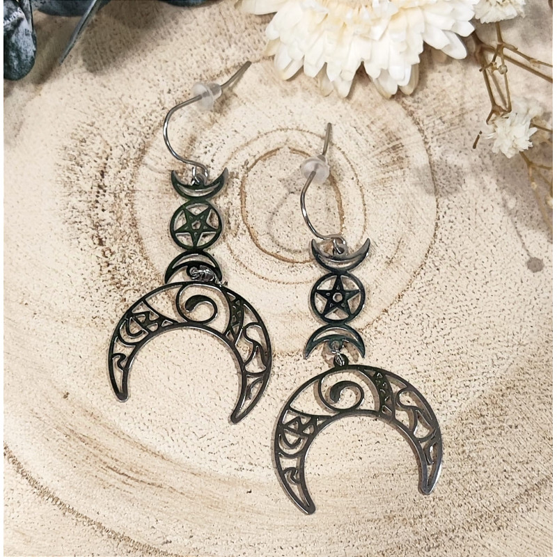 Pendientes "Media Luna"