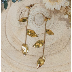 Pendientes  Largos "Hojas"