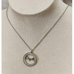Collar Brillos "Cardiograma Amor Perruno/Gatuno"