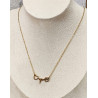 Collar fino "Cardiograma Amor Perruno/Gatuno"