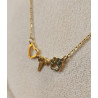 Collar fino "Cardiograma Amor Perruno/Gatuno"