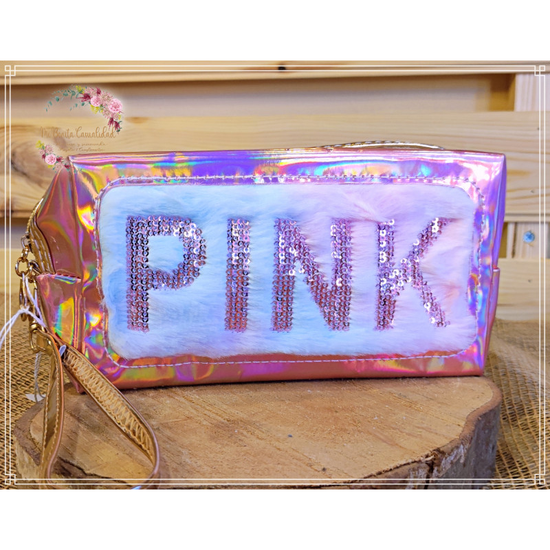 Neceser Opalescente "Love & Pink"