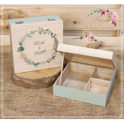 Joyero Madera "Relax & Enjoy"
