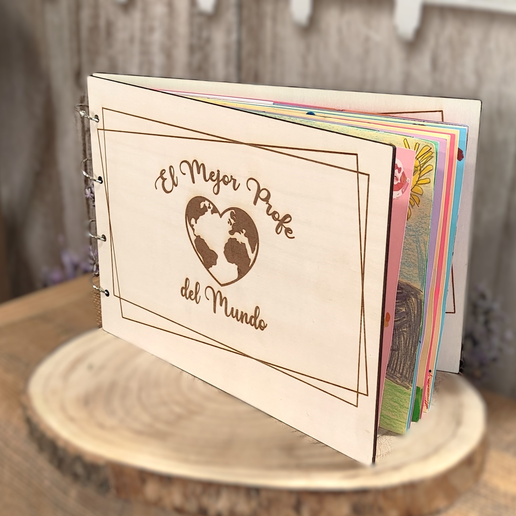 Álbum para Dibujos o Fotos "Profes"