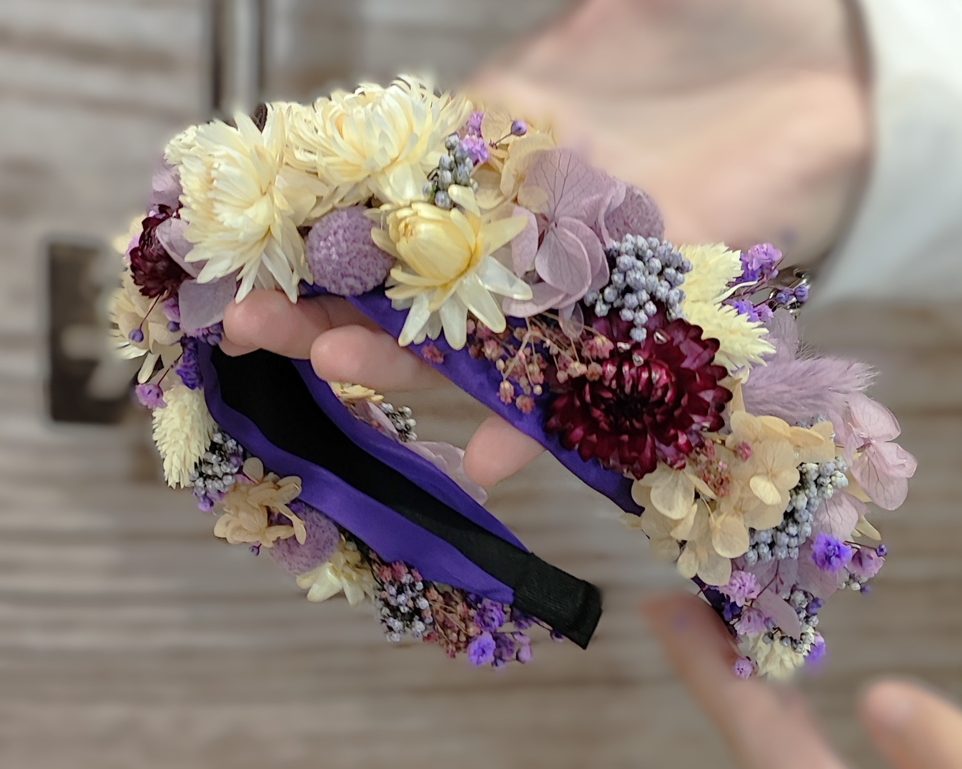 Diadema Ancha "Violet"
