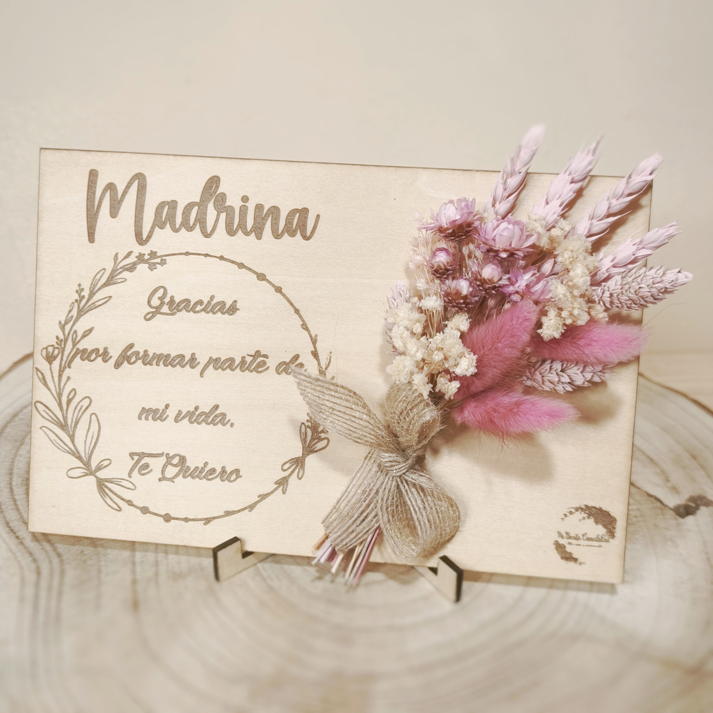 Postal Madera "MADRINA"