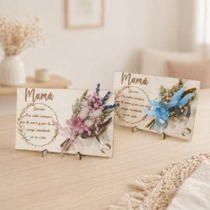 Postal Madera "Mamá"
